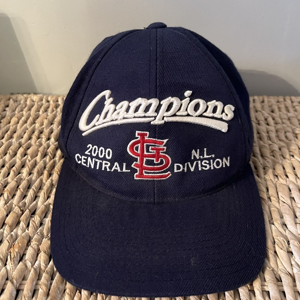 Vintage St Louis Cardinals 2000‎ Central NL Division Snapback Hat Good Condition